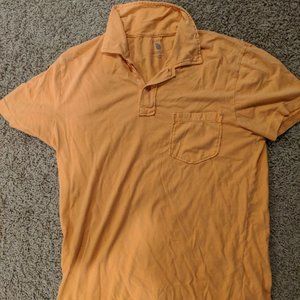 JCrew Orange Short Sleeved Polo Size Men's S